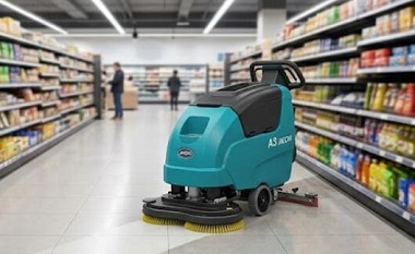 A3 floor scrubber used in supermarkets and hotels